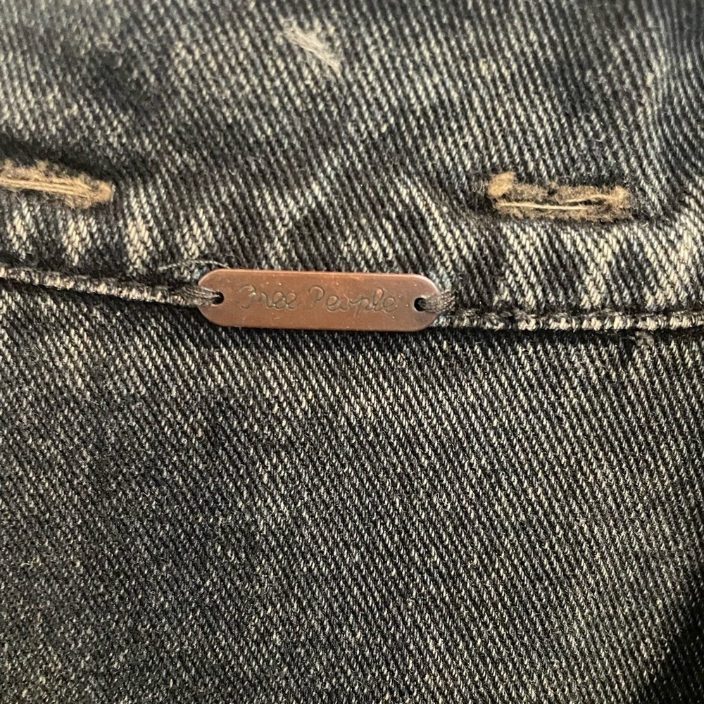 Free People Denim Sweater Jacket - Picture 4 of 6